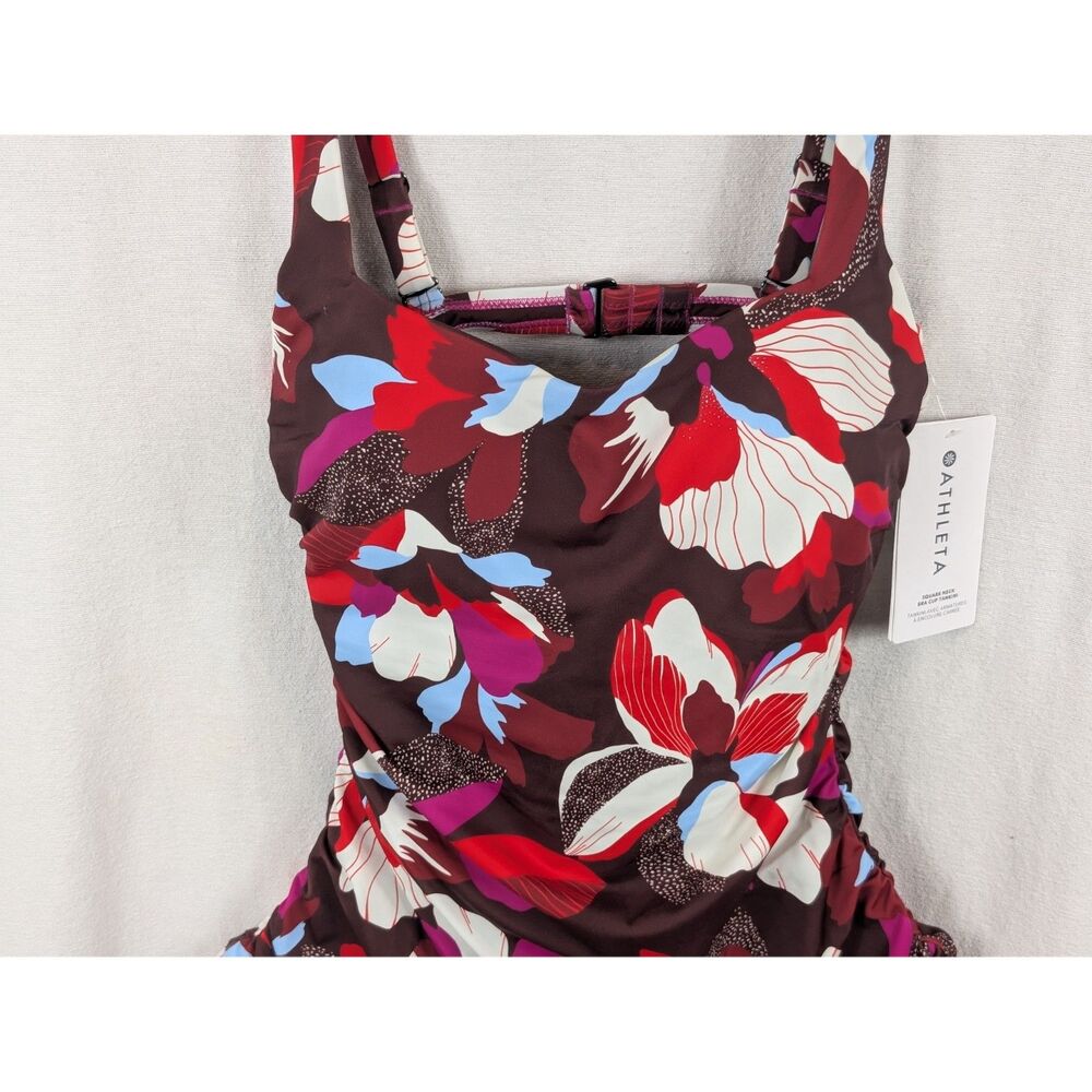 Athleta Square Neck Bra Cup Tankini Women's Size 38 D/DD NWT - Picture 3 of 12